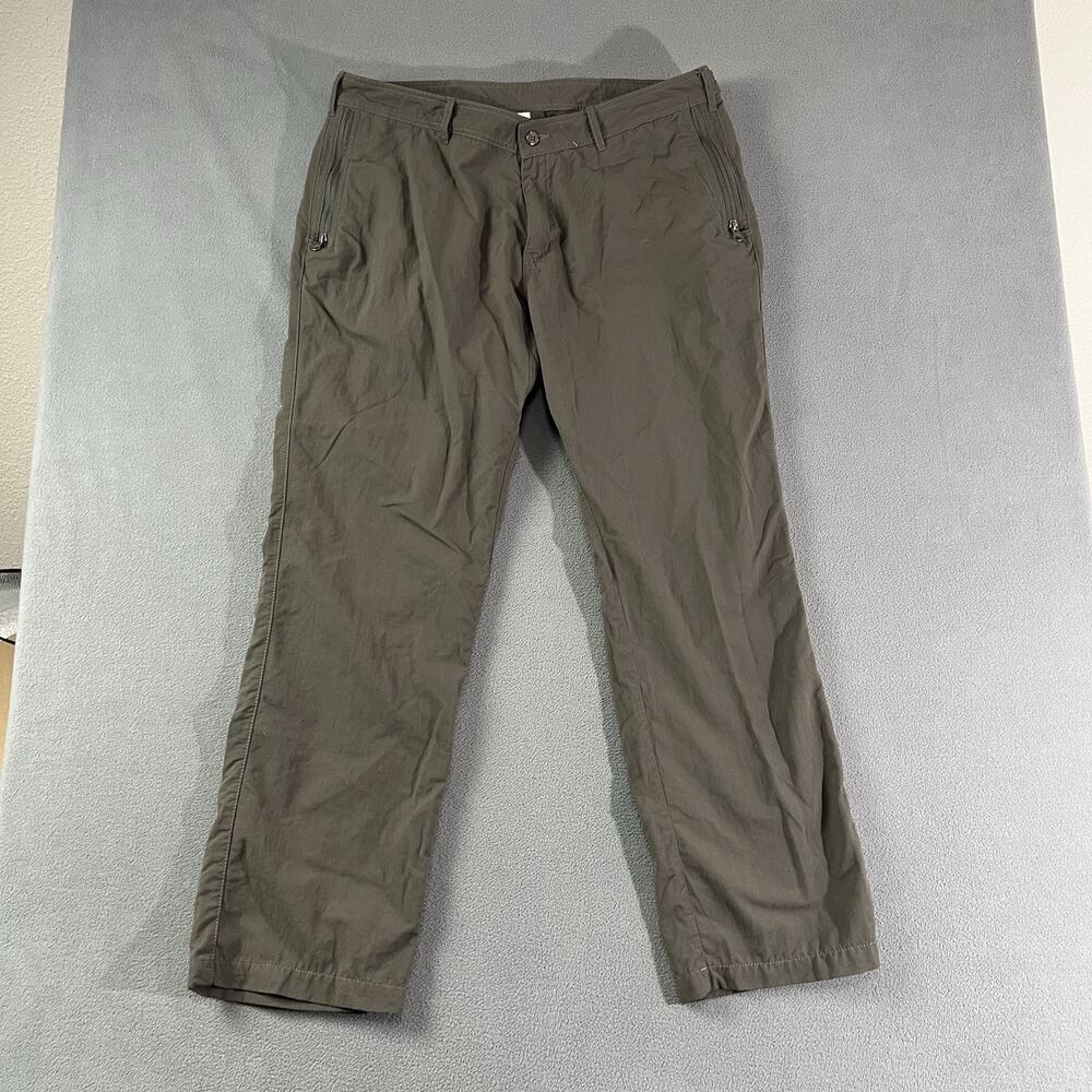 Clothing Arts Pants Mens 38X32 Brown Pick Pocket Proof Cargo Travel Outdoor
